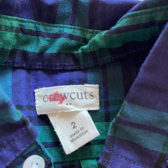 NWOT Crewcuts plaid shirt for 2T - Picture 2 of 4
